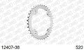 AFAM Rear Sprocket, 520 (OE Pitch), Steel - 38T (orig size) (12407-38)