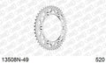 AFAM Rear Sprocket, 520 (OE Pitch), Alu - 49T, 114 links reqd (13508N-49)