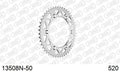 AFAM Rear Sprocket, 520 (OE Pitch), Alu - 50T (orig size) (13508N-50)