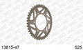 AFAM Rear Sprocket, 525 (OE Pitch), Alu - 47T, 118 links reqd (13815-47)