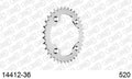 AFAM Rear Sprocket, 520 (OE Pitch), Steel - 36T (orig size) – Suzuki LTR450 ATV 2006–2008 / Suzuki LTZ400 ATV 2009–2016