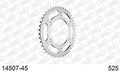 AFAM Rear Sprocket, 525 (OE Pitch), Steel - 45T (orig size) – Suzuki GSX-R600 1997–2000 / Suzuki GSX-R750 1998–1999