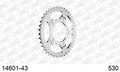 AFAM Rear Sprocket, 530 (OE Pitch), Steel - 43T, 112 links reqd