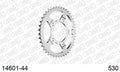 AFAM Rear Sprocket, 530 (OE Pitch), Steel - 44T, 112 links reqd (14601-44)