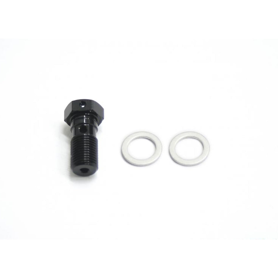 Galespeed Single Banjo Bolt - Black Anodised Aluminium - M10xP1.00mm (For use with Galespeed Master Cylinders)