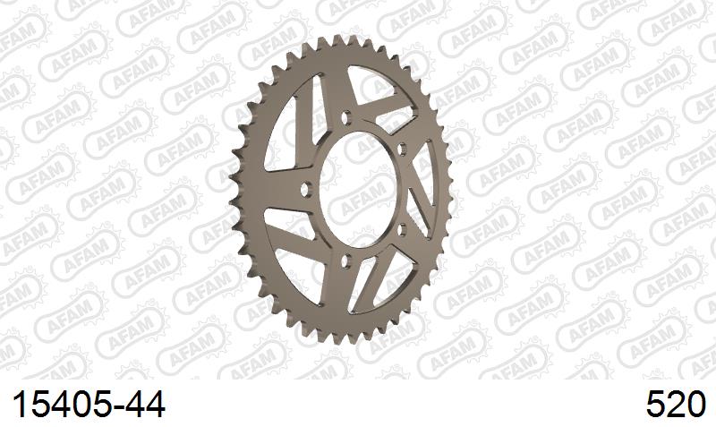 AFAM Rear Sprocket, 520 conversion, Alu - 44T (orig size)