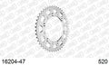 AFAM Rear Sprocket, 520 (OE Pitch), Steel - 47T, 114 links reqd (16204-47)