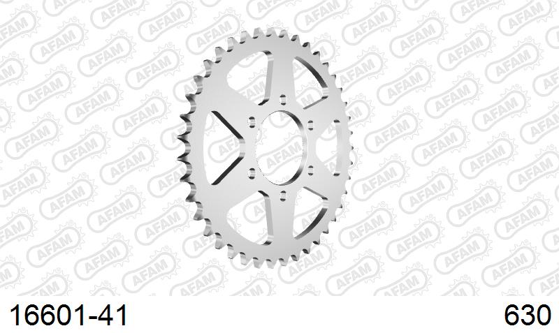 AFAM Rear Sprocket, 630 (OE Pitch), Steel - 41T (orig size) (16601-41)