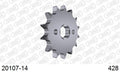 AFAM Front Sprocket, 428 (OE Pitch), Steel - 14T (orig size) (20107-14)