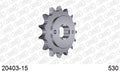 AFAM Front Sprocket, 530 (OE Pitch), Steel - 15T (orig size) – Honda VF 500 F Interceptor 1984–1987 / Honda VF400F 1983–1985