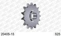 AFAM Front Sprocket, 525 (OE Pitch), Steel - 15T (orig size) (20405-15)