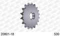 AFAM Front Sprocket, 530 (OE Pitch), Steel - 18T (orig size) – Honda CBX1000 1981–1982