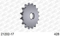 AFAM Front Sprocket, 428 (OE Pitch), Steel - 17T, 138 links reqd