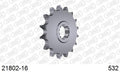 AFAM Front Sprocket, 532 conversion, Steel - 16T (orig size) (21802-16)