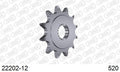 AFAM Front Sprocket, 520 (OE Pitch), Steel - 12T (orig size) – Suzuki PE175 1982–1984 / Suzuki RM125 1984–1983