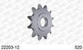 AFAM Front Sprocket, 520 (OE Pitch), Steel - 12T (orig size) – Suzuki RM-Z 250 2007–2012 / Suzuki RM125 1987–2008