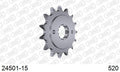 AFAM Front Sprocket, 520 (OE Pitch), Steel - 15T (orig size) (24501-15)