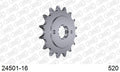 AFAM Front Sprocket, 520 (OE Pitch), Steel - 16T (orig size) (24501-16)