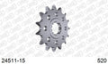AFAM Front Sprocket, 520 (OE Pitch), Steel - 15T (orig size) – Kawasaki ZX-6R 2019–2022