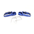 MG Biketec Enduro / SM foot peg set incl. stainless inserts & sliders (2620-653014)