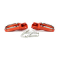 MG Biketec Enduro / SM foot peg set incl. stainless inserts & sliders (2670-653014)