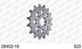 AFAM Front Sprocket, 520 conversion, Steel - 16T (orig size) (28402-16)