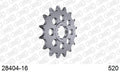 AFAM Front Sprocket, 520 conversion, Steel - 16T (orig size) (28404-16)