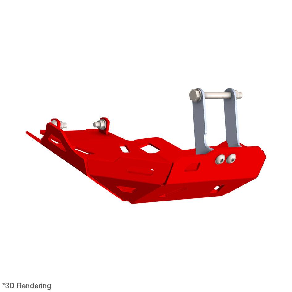 Crosspro Aluminium Engine Guard, Red – Yamaha XTZ660 Tenere 2008–2015