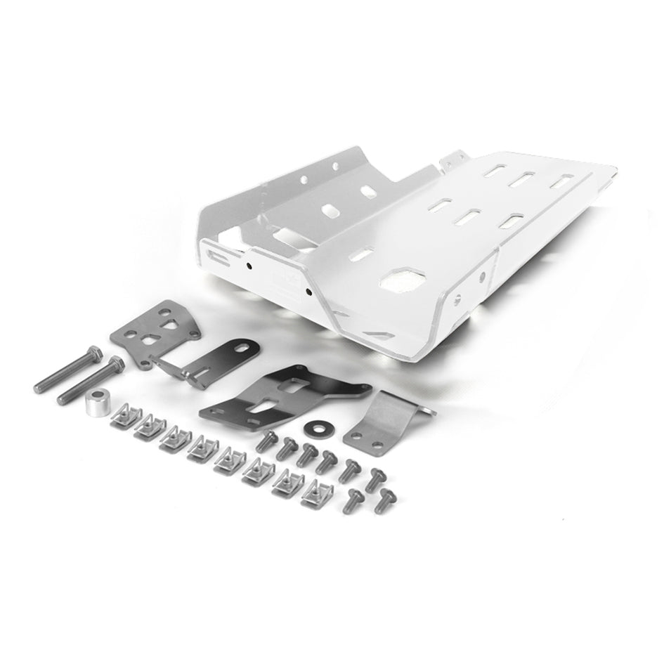 Crosspro Aluminium Engine Guard, White – Suzuki V-Strom 1000 2014–2016