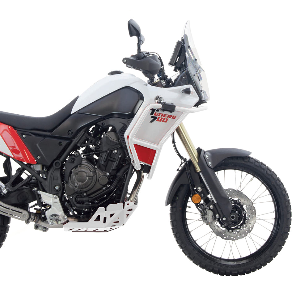 Crosspro Aluminium Engine Guard, White – Yamaha Tenere 700 2019–2021