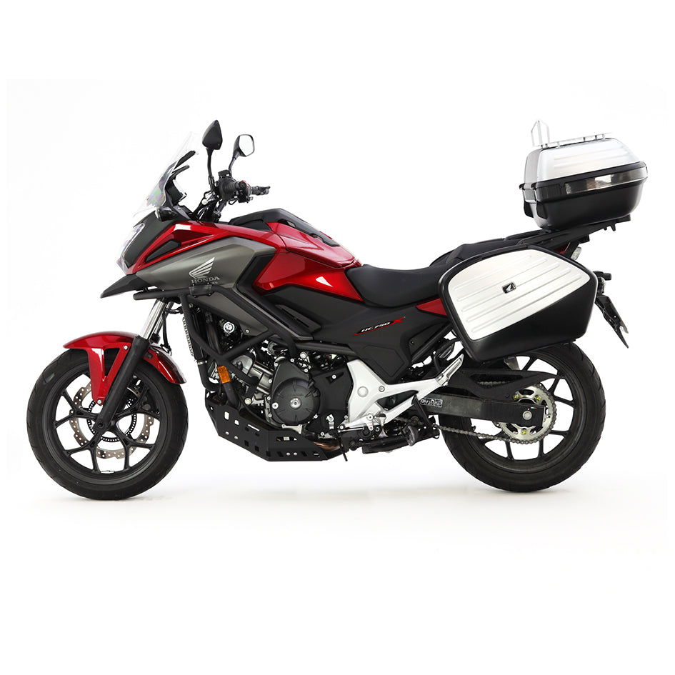 Crosspro Aluminium Engine Guard, Textured Black - Compatible with OEM Centre Stand (2CP09000580005)