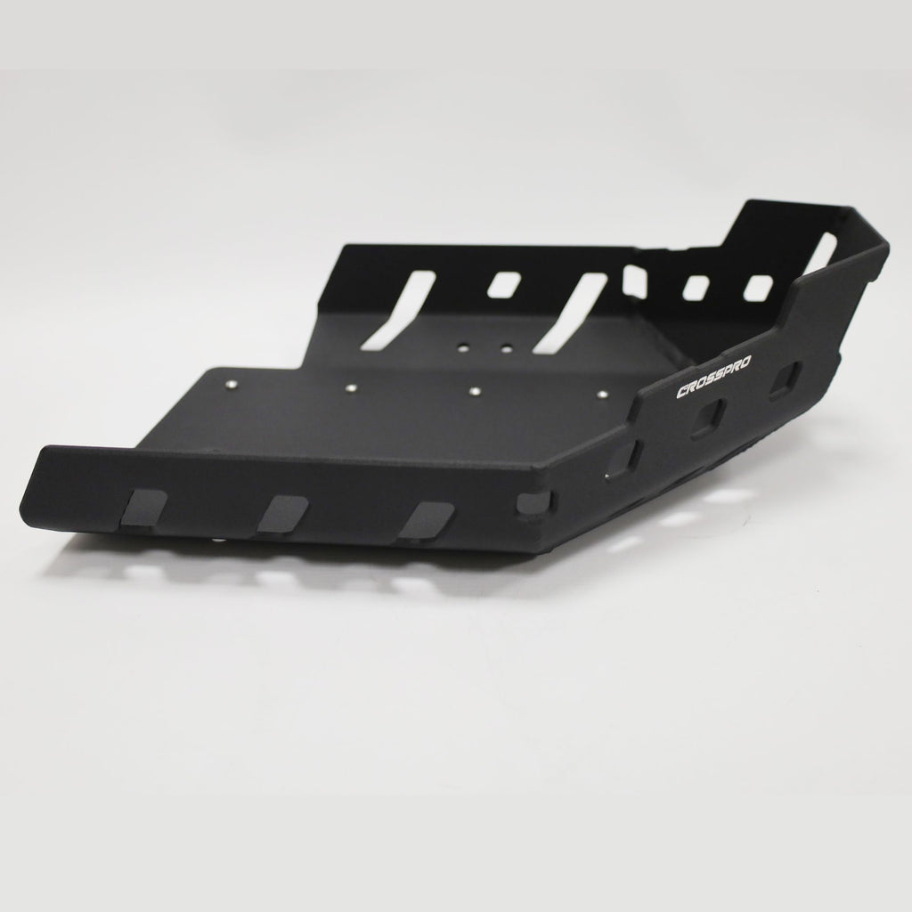 Crosspro Aluminium Engine Guard, Textured Black - Compatible with OEM Crash Bars – Triumph Tiger 900 / GT / Rally 2021–2026