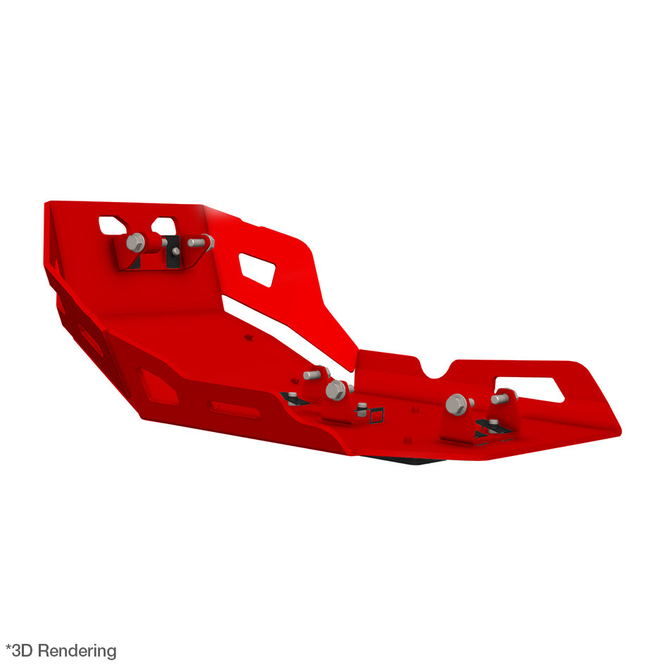 Crosspro Aluminium Engine Guard, Red – Husqvarna Svartpilen 401 2018–2019 / Husqvarna Vitpilen 401 2018–2019