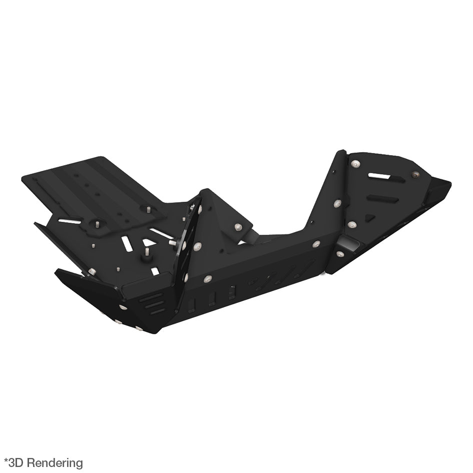 Crosspro Aluminium Engine Guard, Black - Compatible with OEM Centre Stand (2CP09000900404)