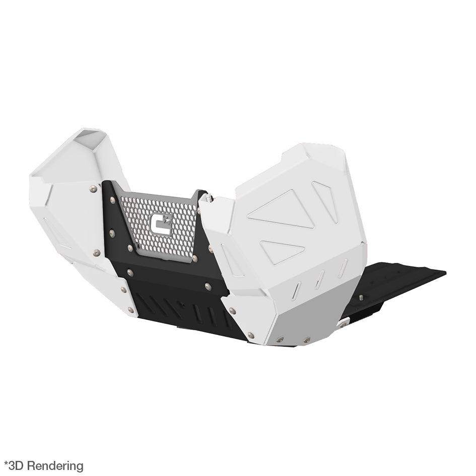 Crosspro Aluminium Engine Guard, White - Expedition – Husqvarna Norden 901 2023–2026