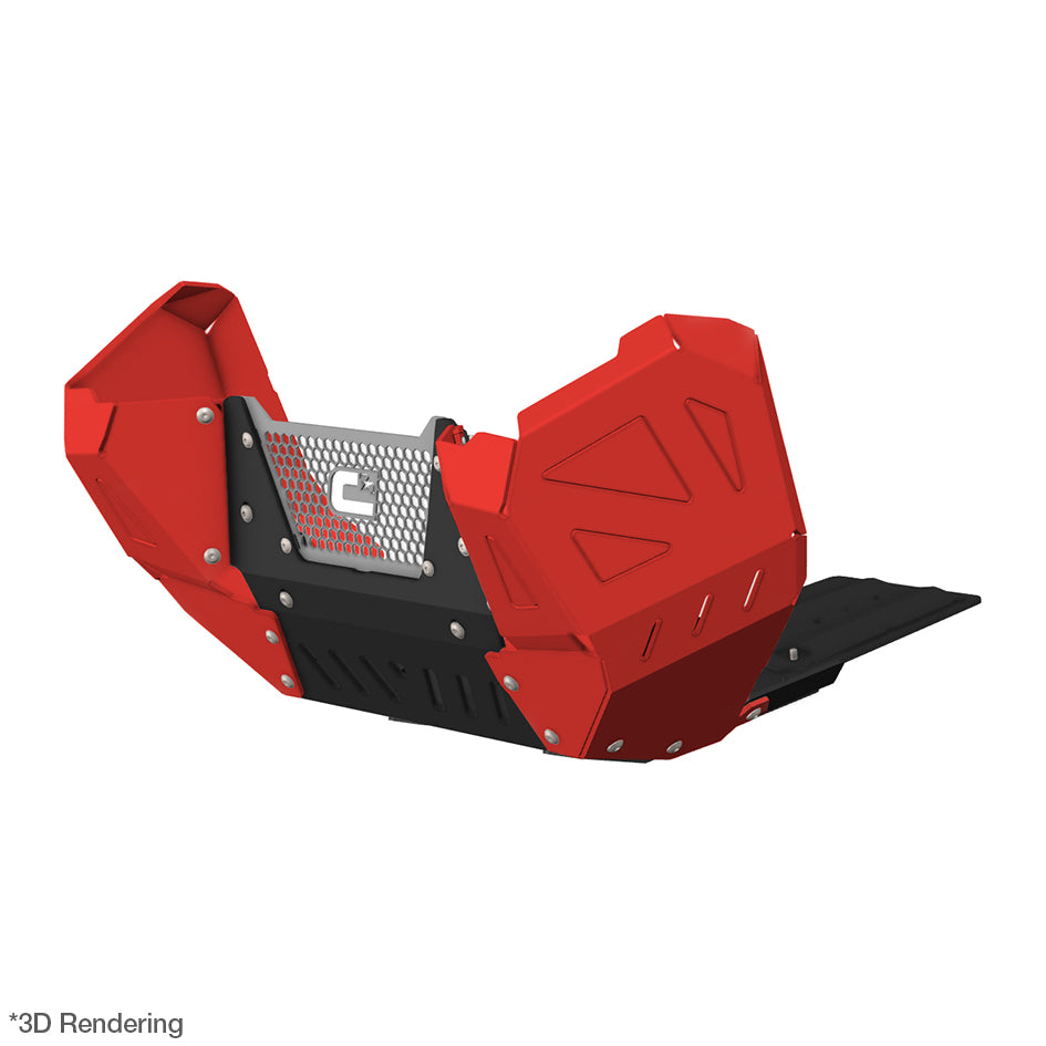 Crosspro Aluminium Engine Guard, Red - Expedition – Husqvarna Norden 901 2023–2026
