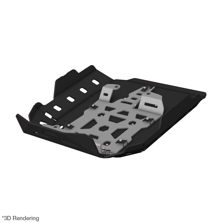 Crosspro Aluminium Engine Guard, Black - inc Triple Black,Trophy ; Compatible with Centre Stand