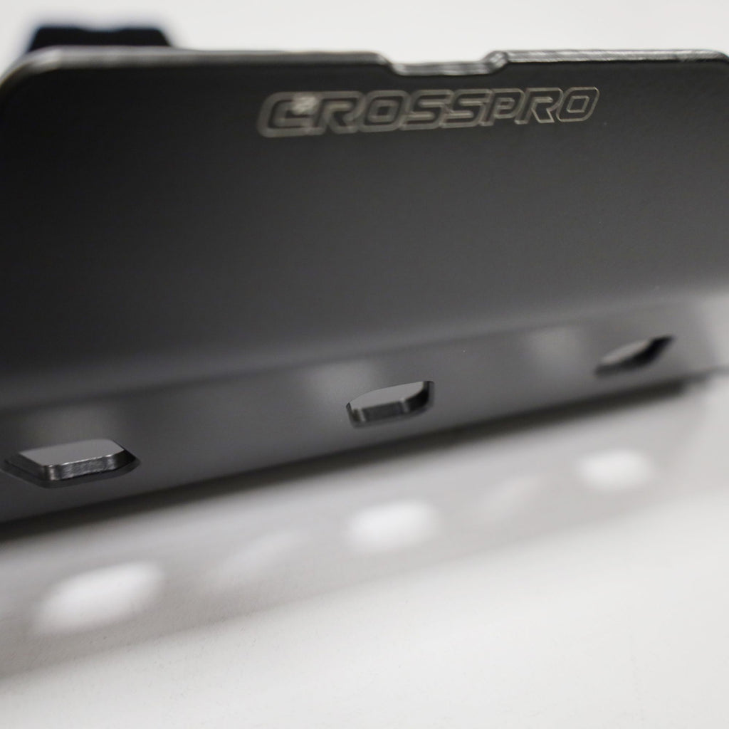 Crosspro Aluminium Engine Guard, Black - inc Triple Black,Trophy ; Compatible with Centre Stand
