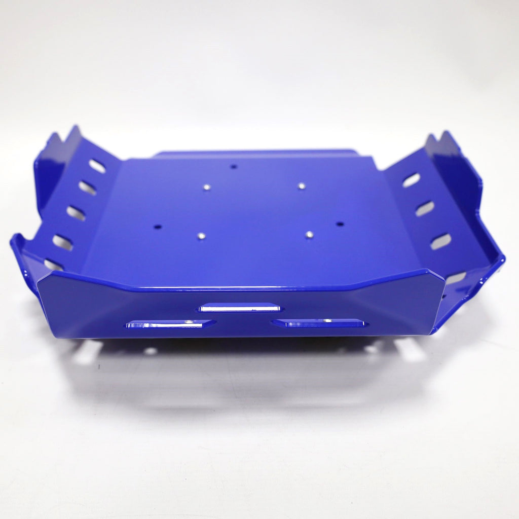 Crosspro Aluminium Engine Guard, Blue - inc Triple Black,Trophy ; Compatible with Centre Stand