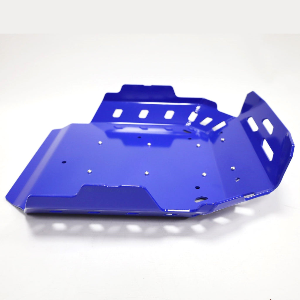 Crosspro Aluminium Engine Guard, Blue - inc Triple Black,Trophy ; Compatible with Centre Stand