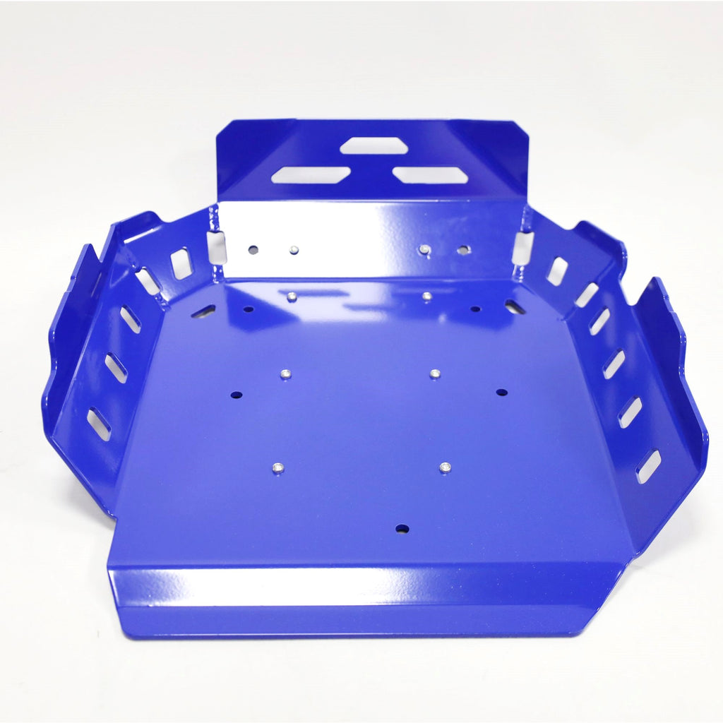 Crosspro Aluminium Engine Guard, Blue - inc Triple Black,Trophy ; Compatible with Centre Stand