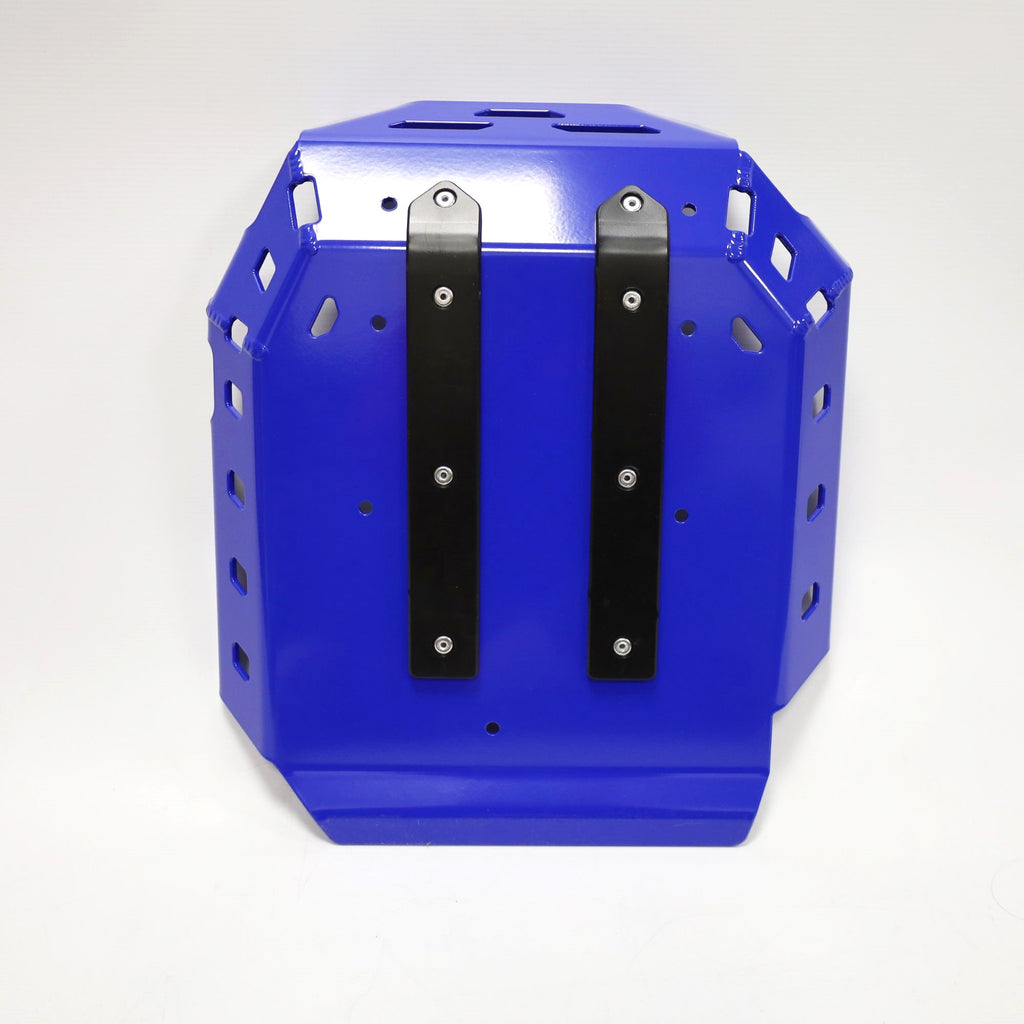 Crosspro Aluminium Engine Guard, Blue - inc Triple Black,Trophy ; Compatible with Centre Stand