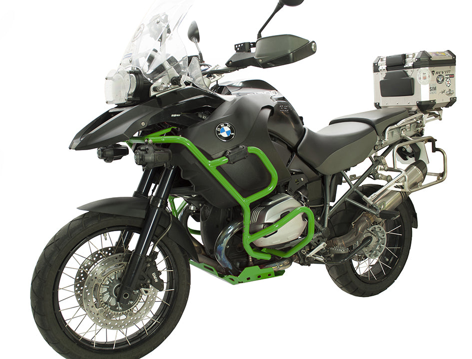 Crosspro Aluminium Engine Guard, Green – BMW R1200GS 2008–2012 / BMW R1200GS Adventure 2008–2013