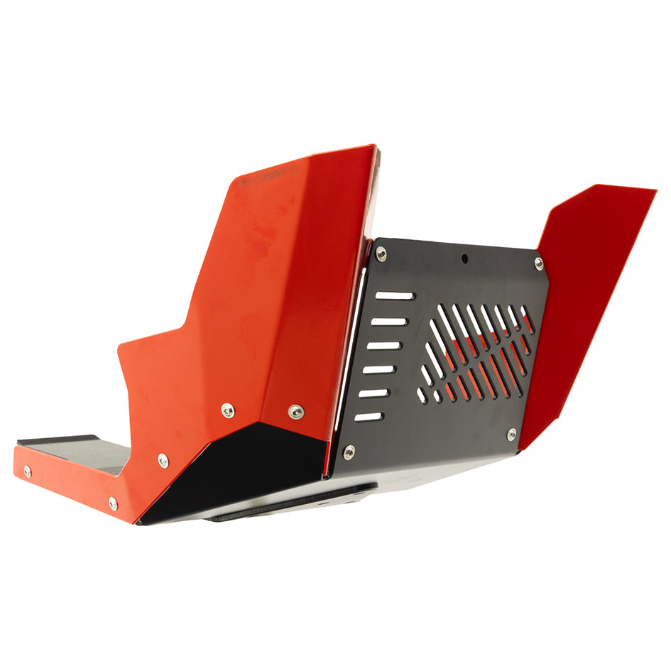 Crosspro Aluminium Engine Guard, Red – Kove Rally 450 2024–2026