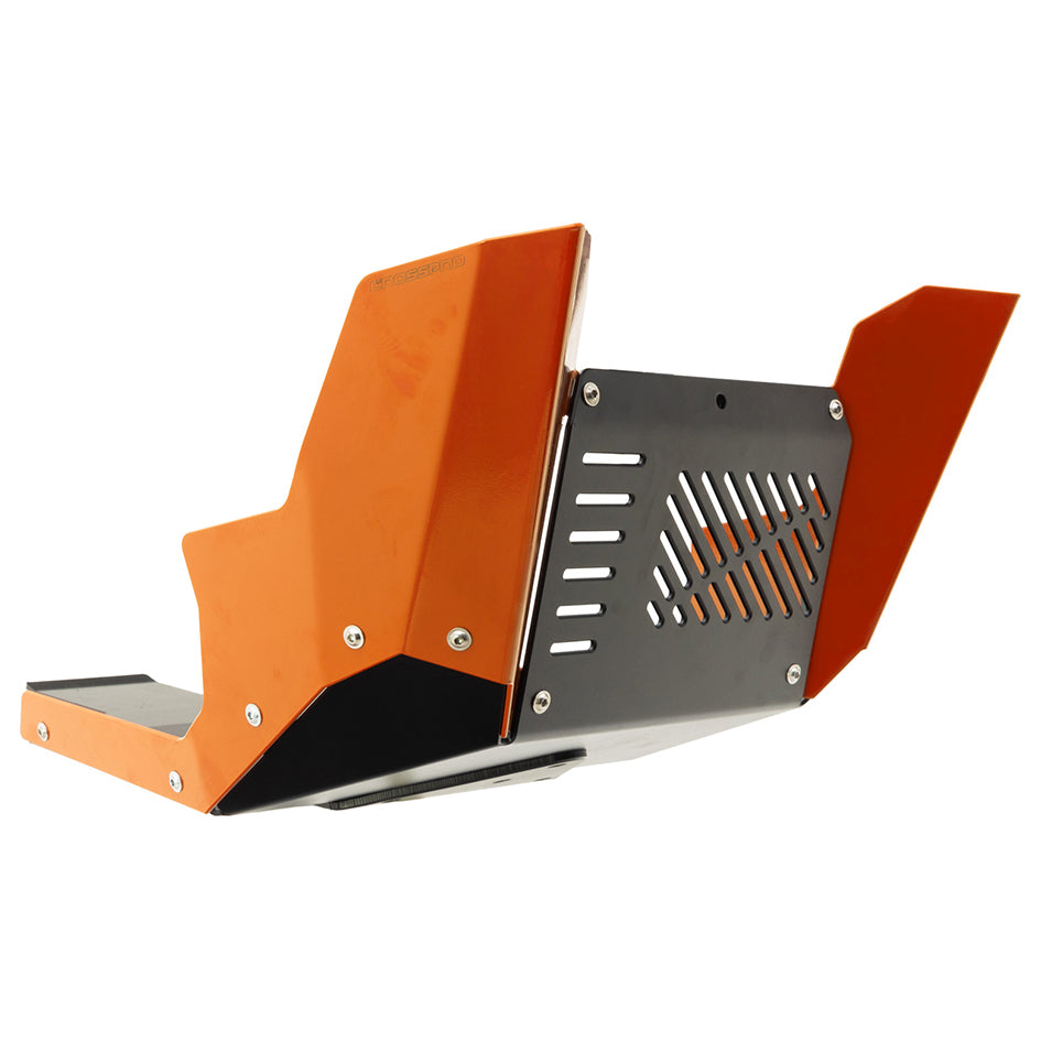 Crosspro Aluminium Engine Guard, Orange – Kove Rally 450 2024–2026