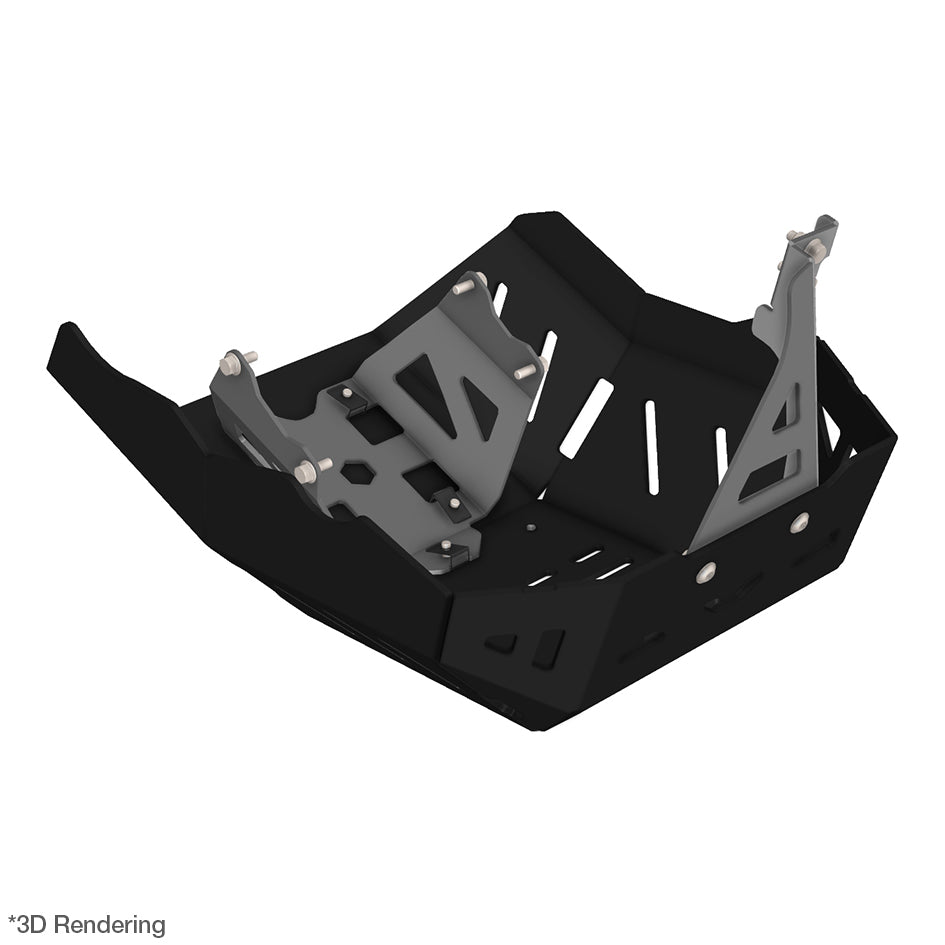Crosspro Aluminium Engine Guard, Textured Black – CFMoto 700 MT 2024