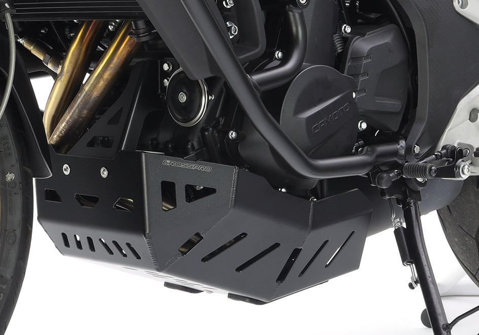 Crosspro Aluminium Engine Guard, Textured Black – CFMoto 700 MT 2024