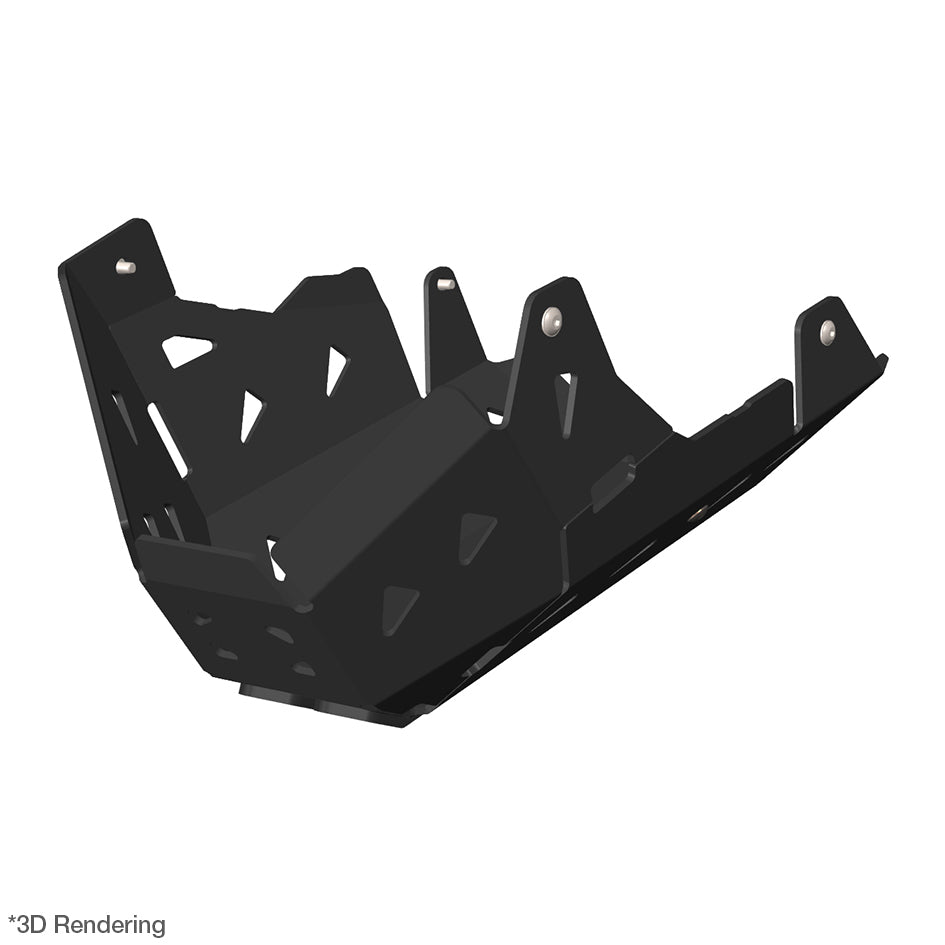 Crosspro Aluminium Engine Guard, Textured Black – Kawasaki Versys 650 2021–2024