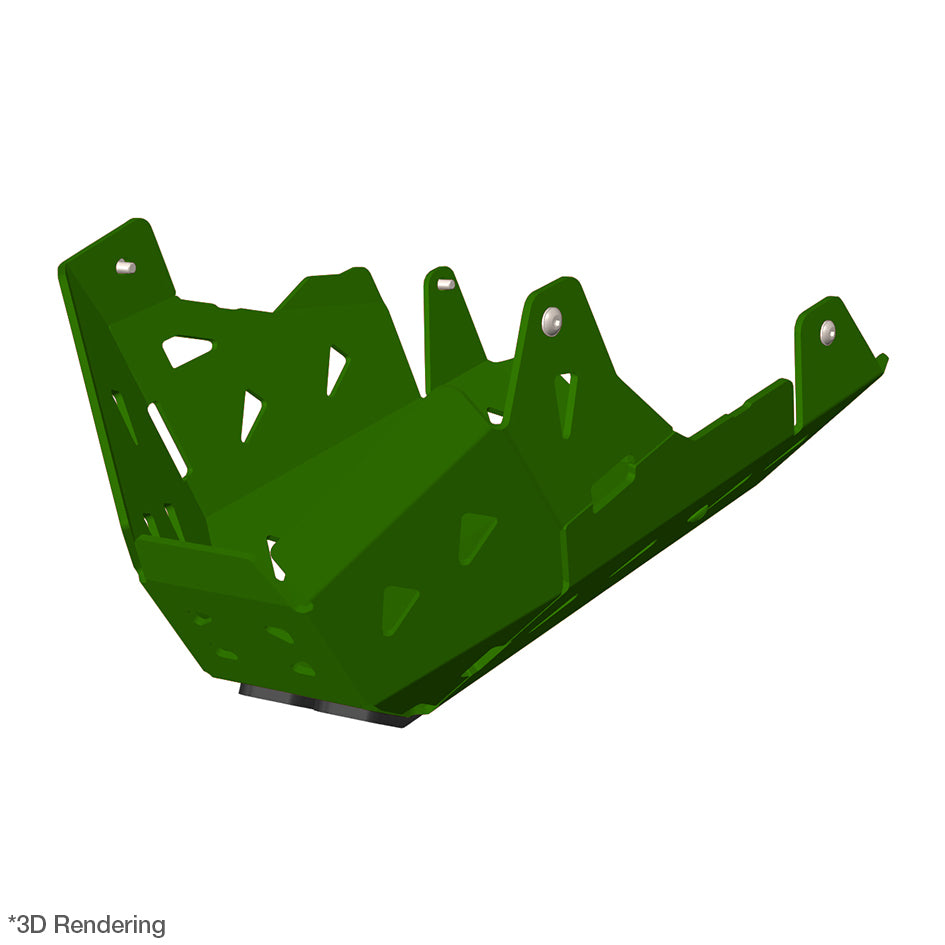 Crosspro Aluminium Engine Guard, Green – Kawasaki Versys 650 2021–2024