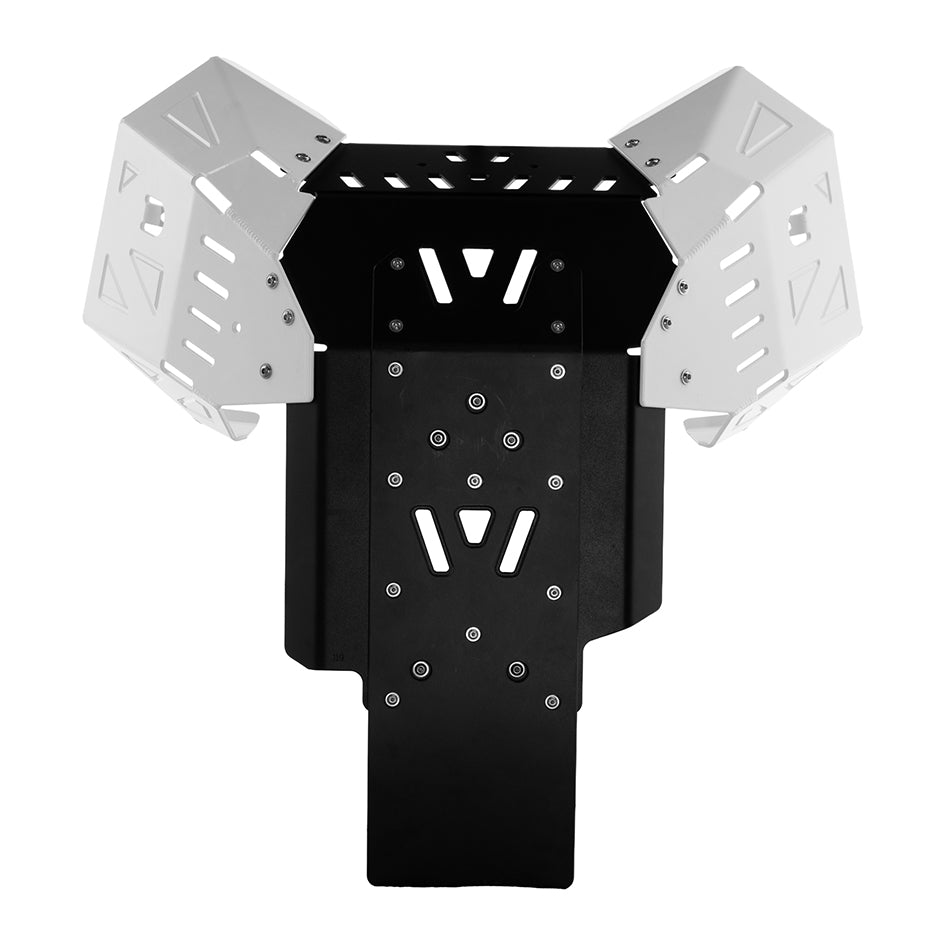 Crosspro Aluminium Engine Guard, White – CFMoto 800 MT-X 2025–2026